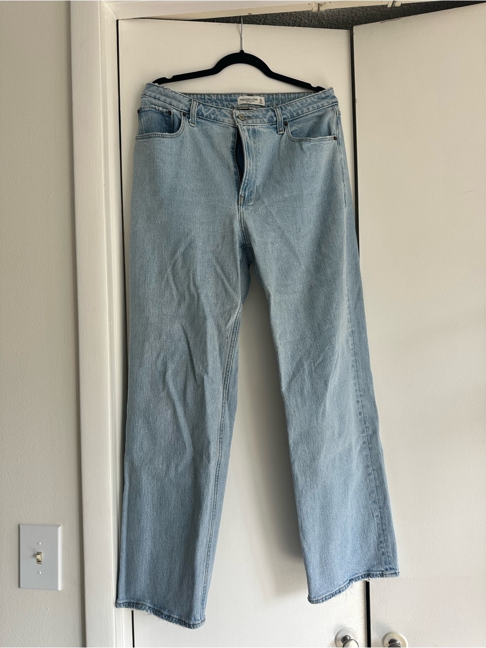 Abercrombie & Fitch Light Wash High Rise Women's Jeans Curve Love